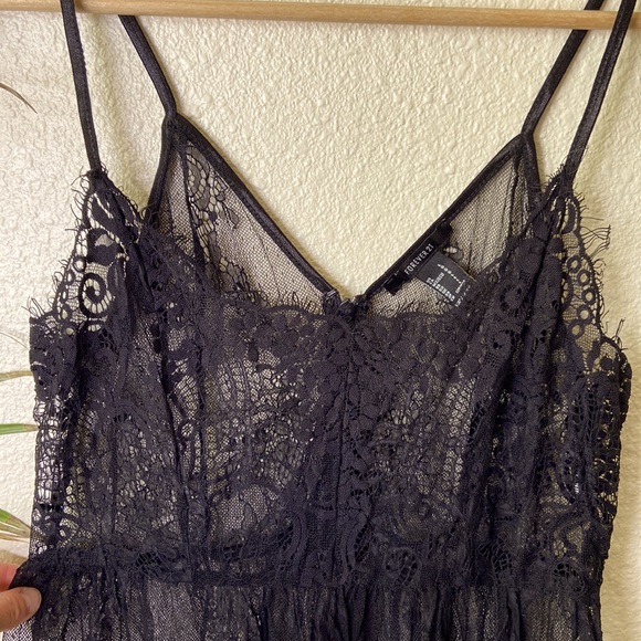 Lace Midi Length Dress - Picture 3 of 4